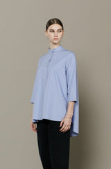 VALARIE SEA BLUE WOMEN'S TOP