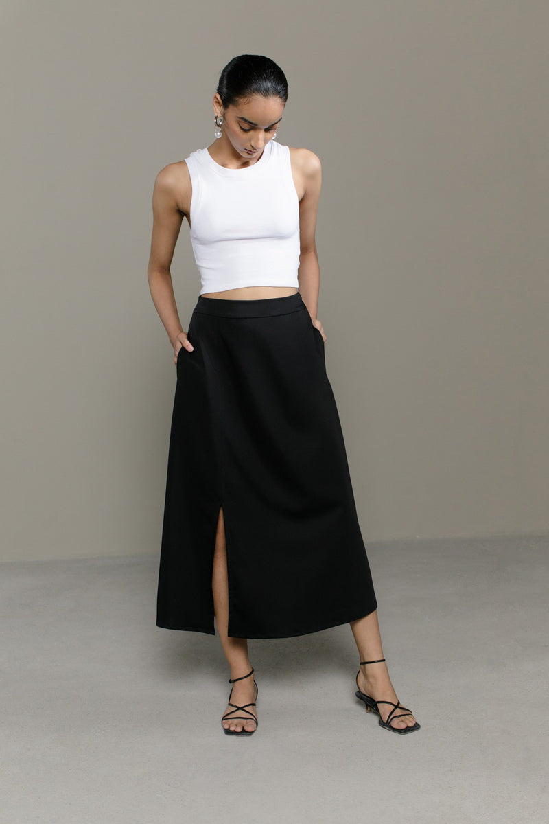 Black Janice Skirt