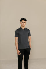 HIRO MEN'S ZIP POLO