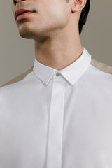 White Beige Joss Shirt