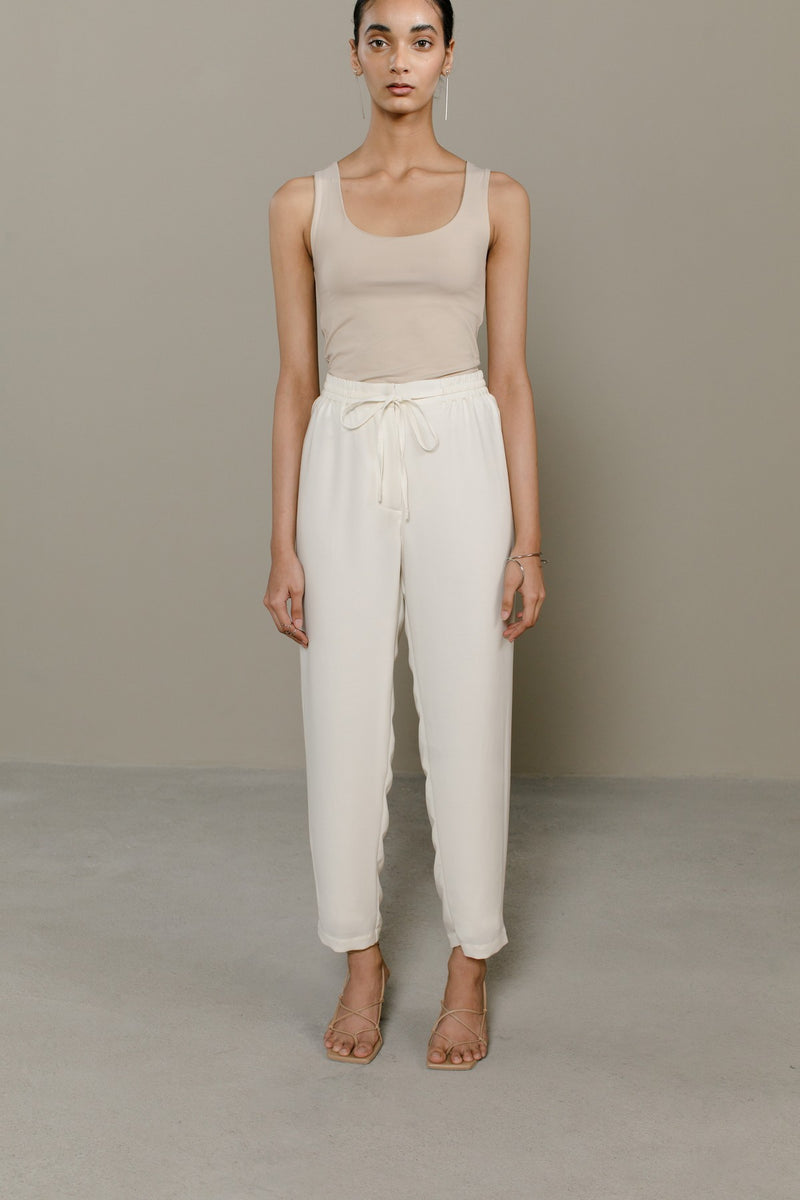 Cream Delcy Trouser