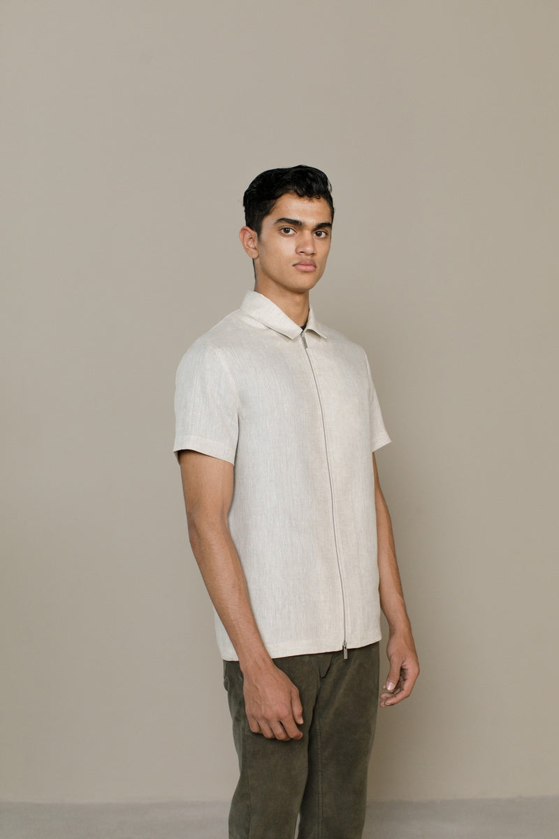 Beige Alonzo over Shirt