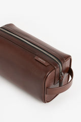 HUDSON SEPIA TOILET BAG