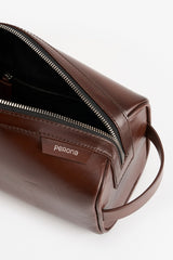 HUDSON SEPIA TOILET BAG