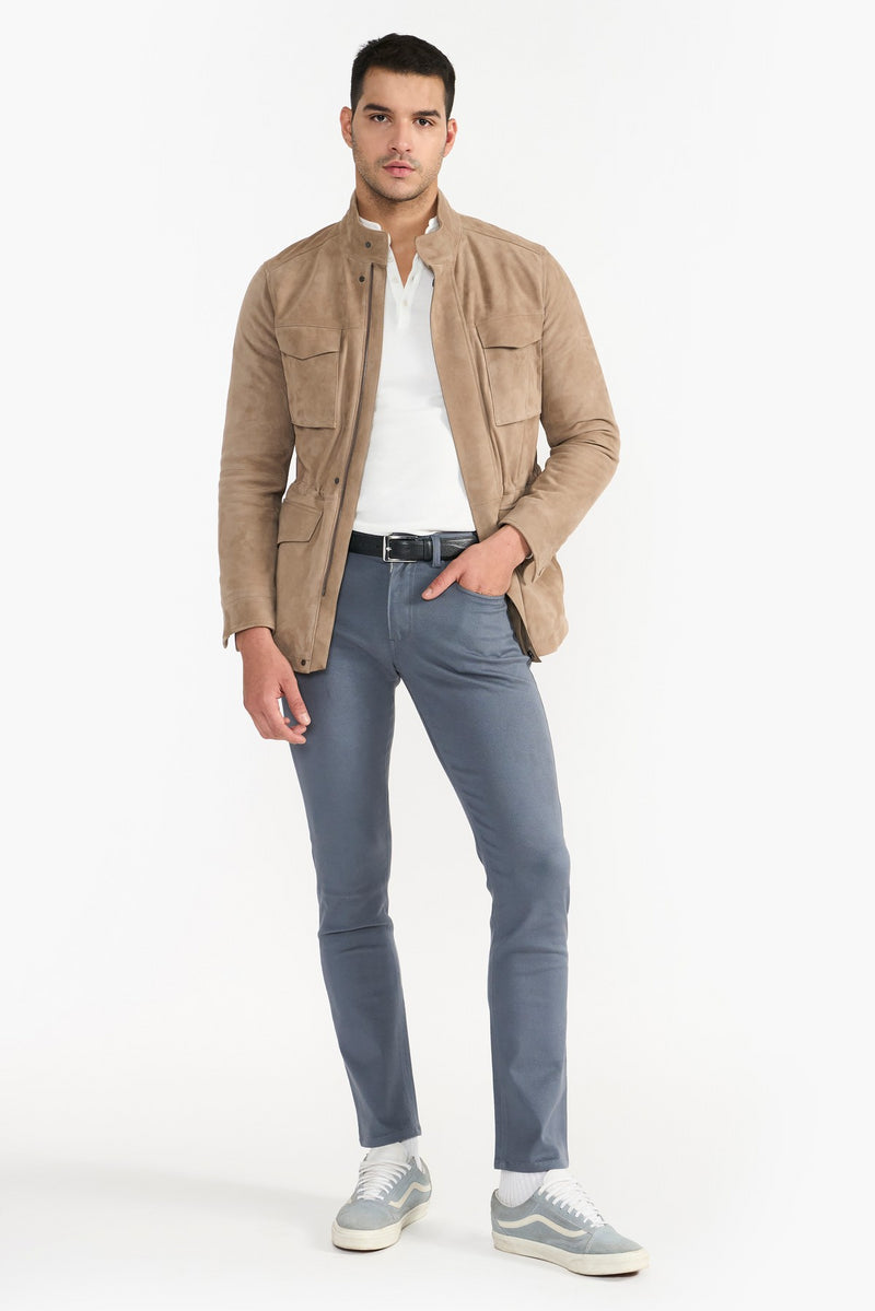 Cashmere Grant Leather Jacket