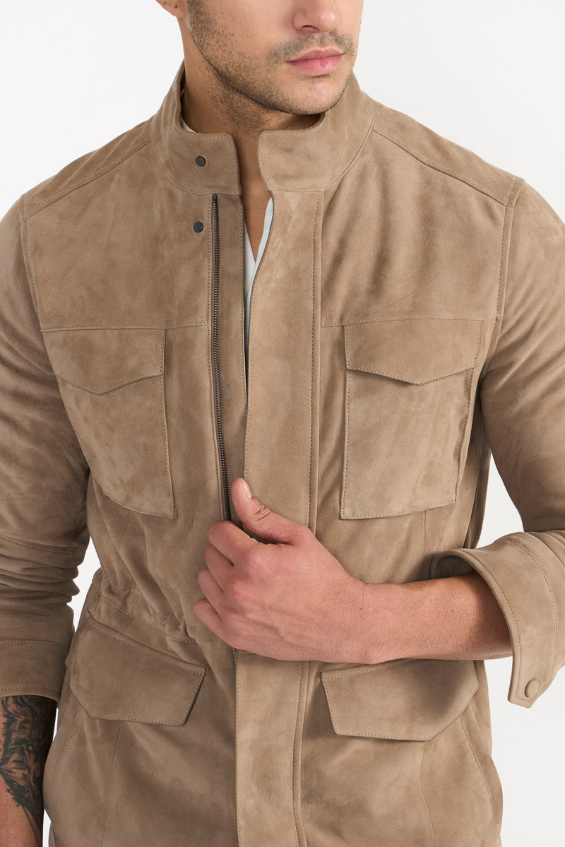 Cashmere Grant Leather Jacket