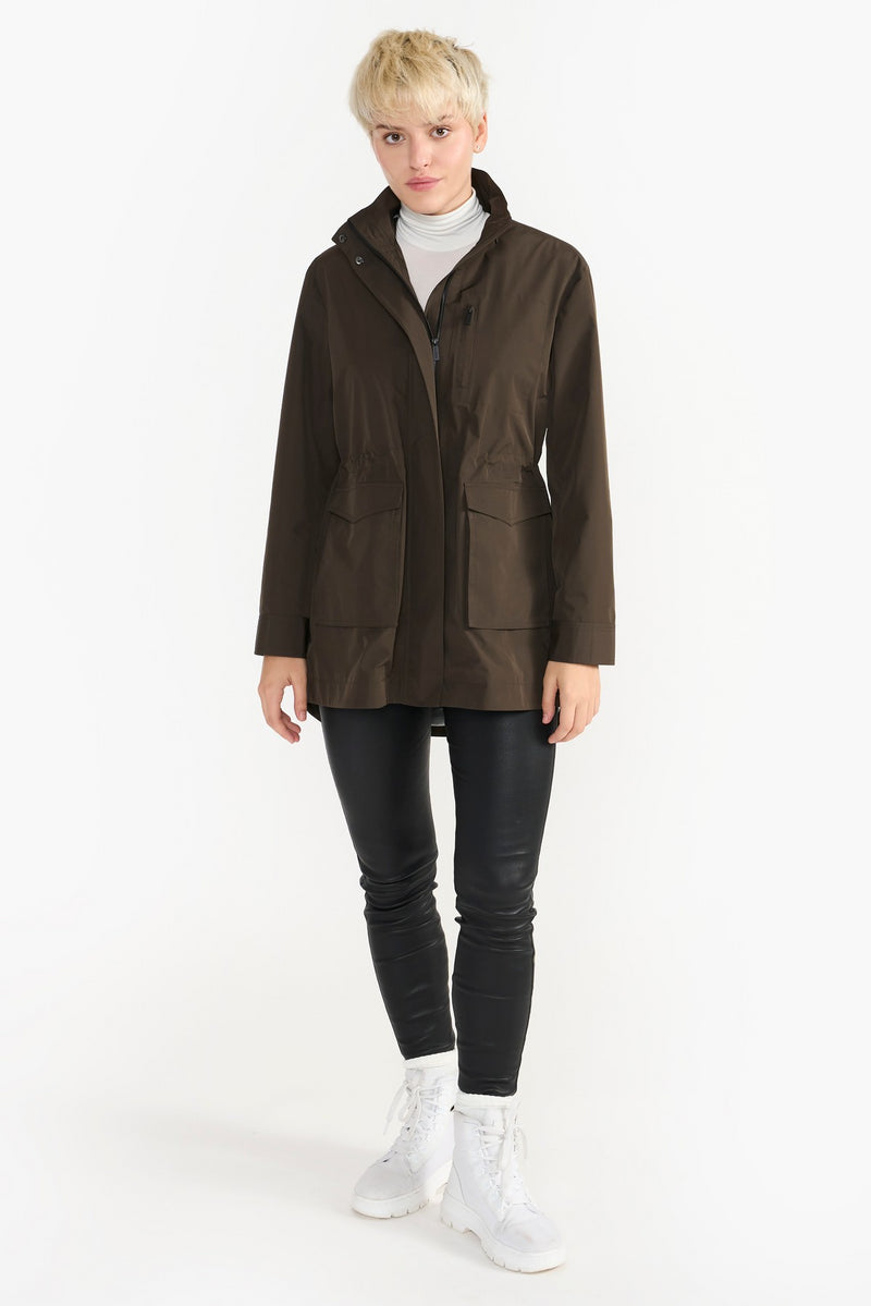 Dark Brown Makena Unizen Jacket