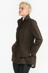 MAKENA DARK BROWN WOMEN'S UNIZEN JACKET