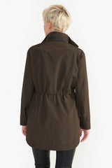 MAKENA DARK BROWN WOMEN'S UNIZEN JACKET