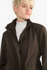 MAKENA DARK BROWN WOMEN'S UNIZEN JACKET