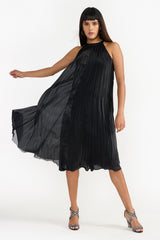 Black River Pleated Dress
