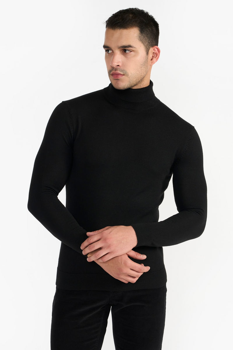 Black Luca Men Sweater