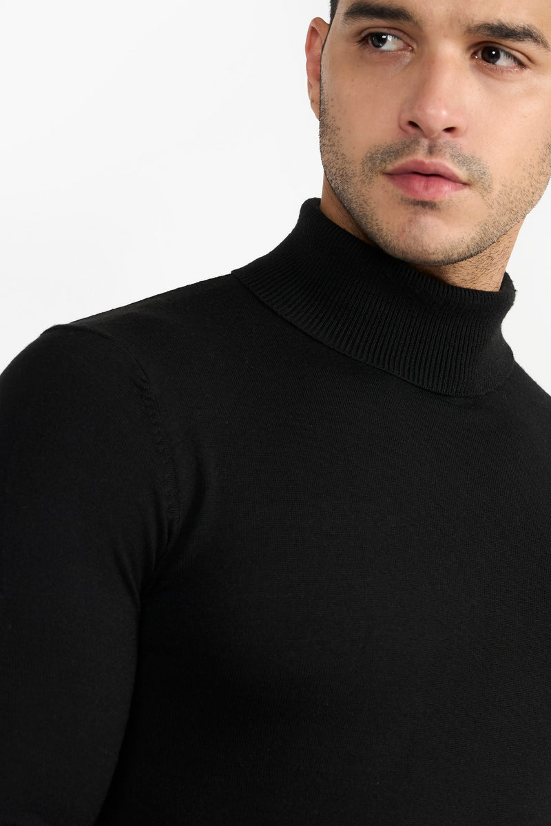 Black Luca Men Sweater