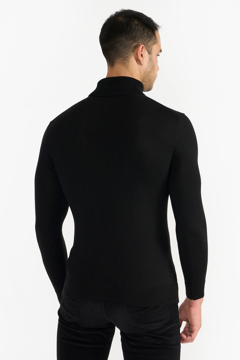 Black Luca Men Sweater