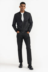 AYDEN BLACK MEN'S FABRIC JACKET