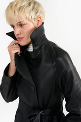 Black Harlowe Leather Jacket