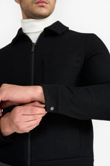 DERRICK BLACK MEN'S WOOLEN JACKET