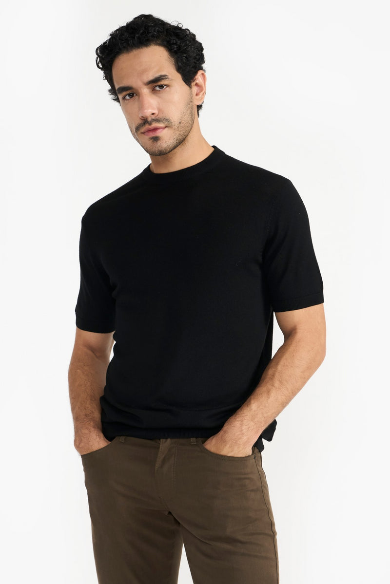 Black Michael Men Sweater