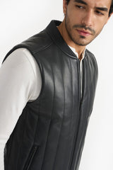 NEIL GREY MEN'S LEATHER VEST