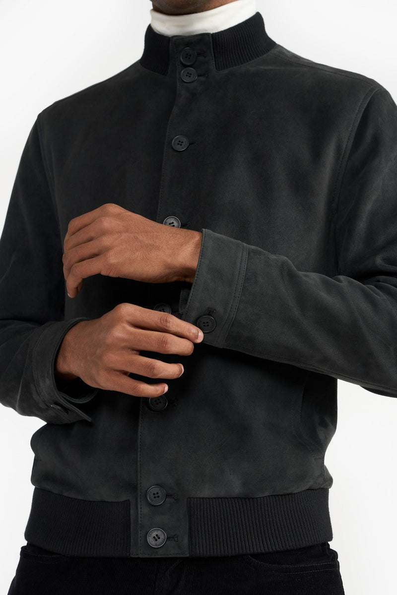 Black Robert Leather Jacket