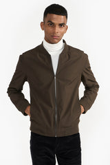 AYDEN OLIVE MEN'S FABRIC JACKET