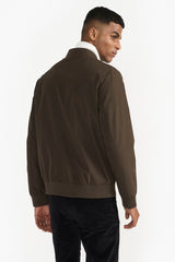 AYDEN OLIVE MEN'S FABRIC JACKET