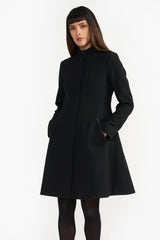 ADA BLACK WOMEN'S WOVEN COAT