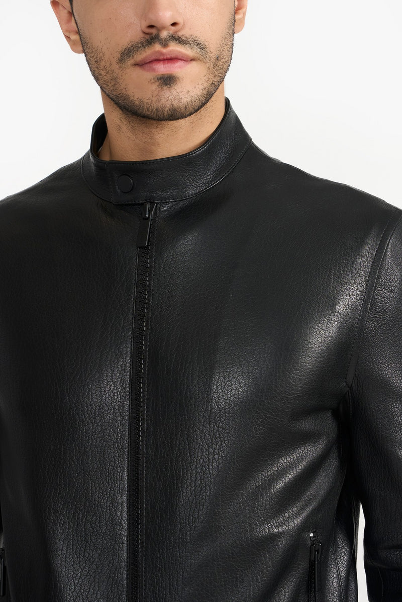 Black Andrew Leather Jacket