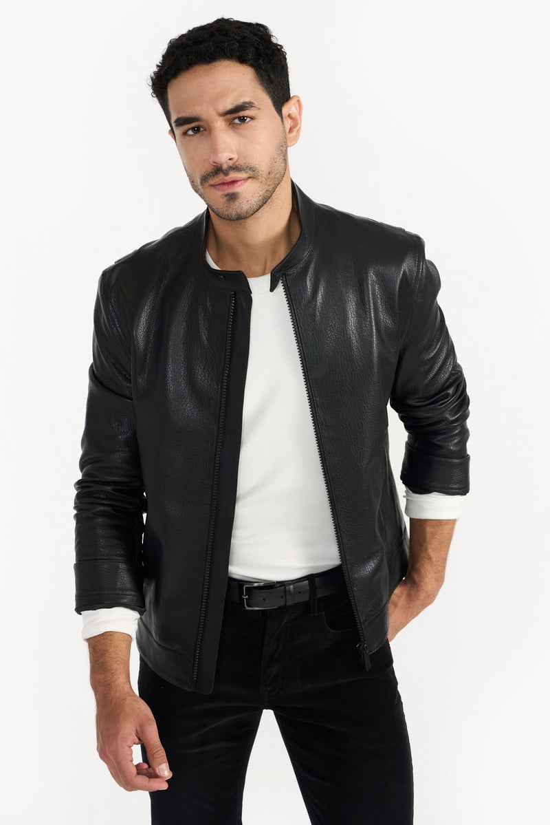 Black Andrew Leather Jacket