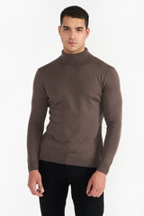 LUCA BROWN MEN'S SWEATER