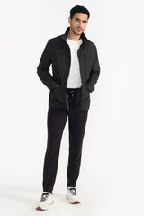 IKE BLACK MEN'S FABRIC JACKET