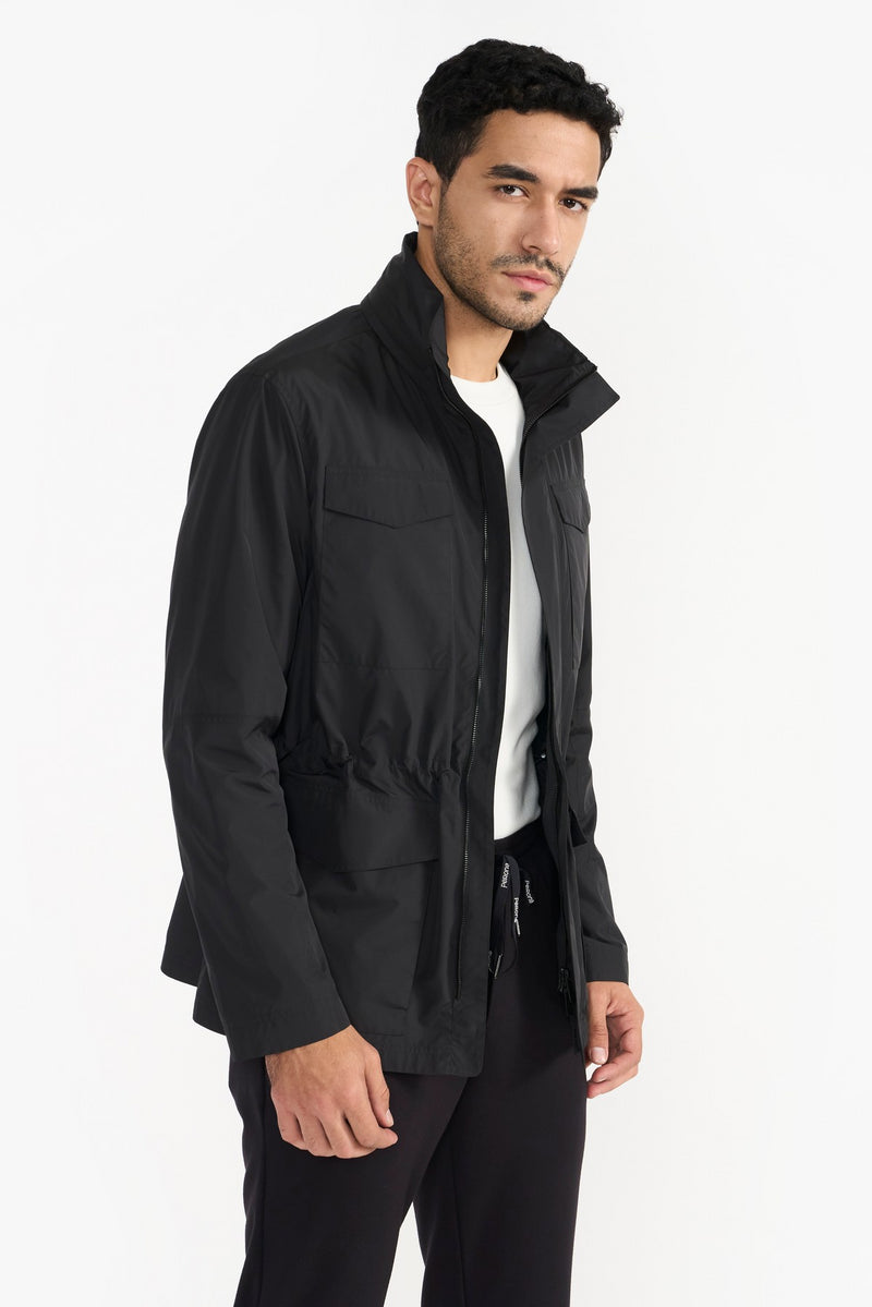 Black Ike Fabric Jacket