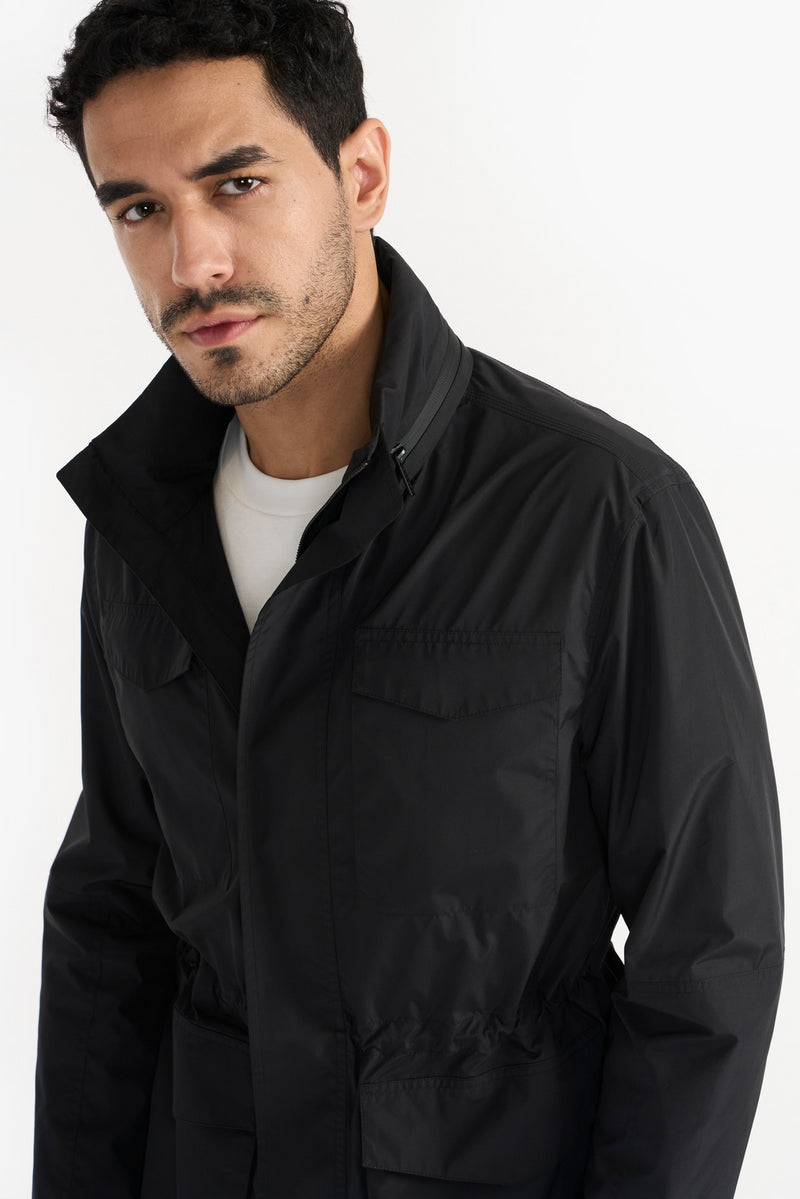 Black Ike Fabric Jacket