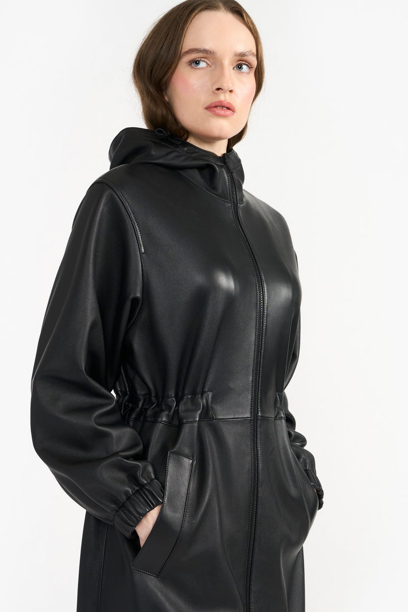 Black Jelena Leather Jacket