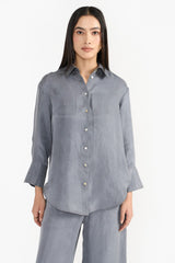 ANDREA GREY WOMEN'S WOVEN TOP