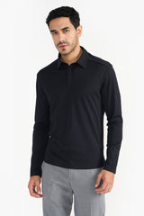 MIKE BLACK MEN'S FULL SLEEVES POLO