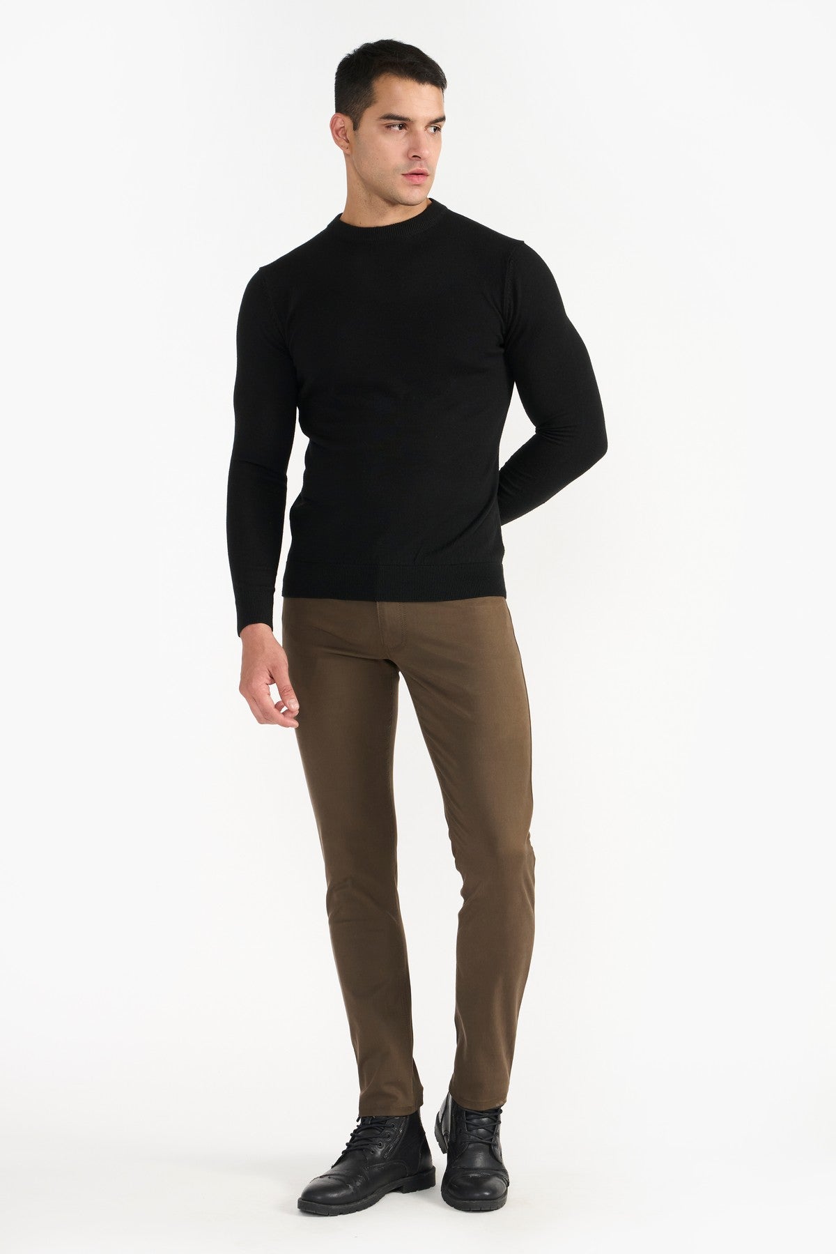 DRAKE BLACK MEN'S SWEATER