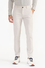 EMMETT STONE GREY MEN'S CHINOS