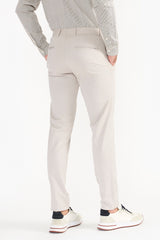 EMMETT STONE GREY MEN'S CHINOS