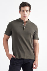 WYATT OLIVE MEN'S T-SHIRT