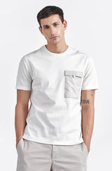 ELON WHITE MEN'S T-SHIRT