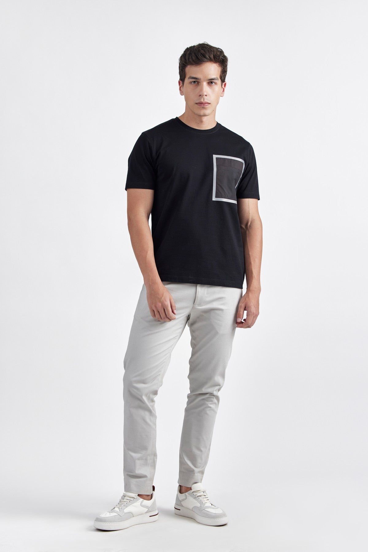 ZAID BLACK MEN'S T-SHIRT