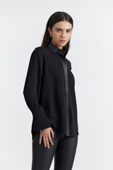 MIHOKO BLACK WOMEN'S SHIRT