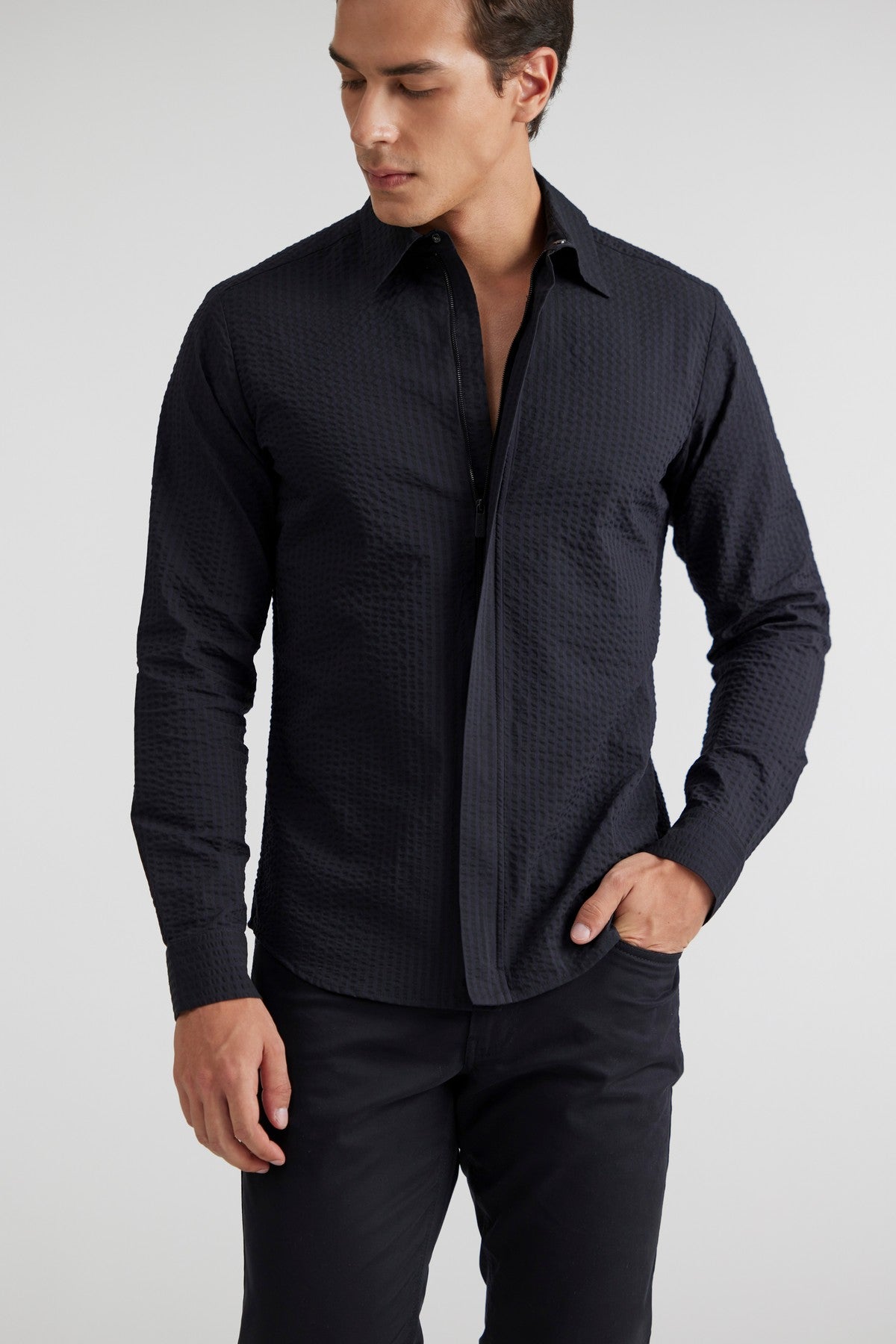 HOLMES NAVY MEN'S SHIRT
