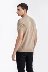 CORBYN BEIGE MEN'S T-SHIRT