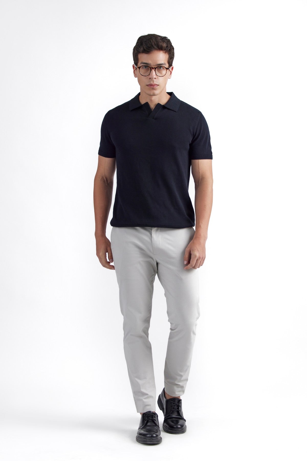 JAQUE BLACK MEN'S T-SHIRT