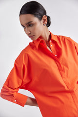 Cadmium Orange Kimiko Shirt