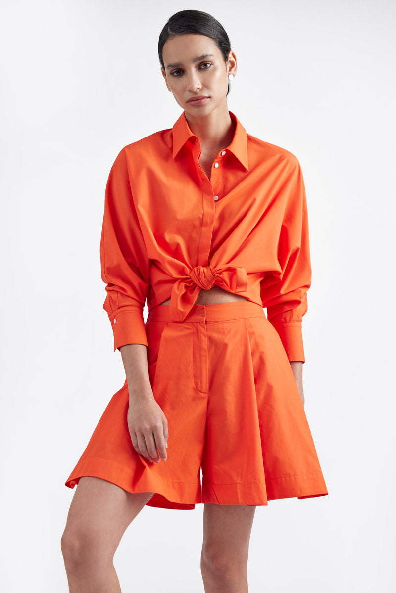 Cadmium Orange Kimiko Shirt