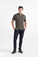 WYATT OLIVE MEN'S T-SHIRT