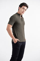 WYATT OLIVE MEN'S T-SHIRT